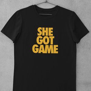 SHE GOT GAME Shirt, Women's Basketball, WNBA Fan